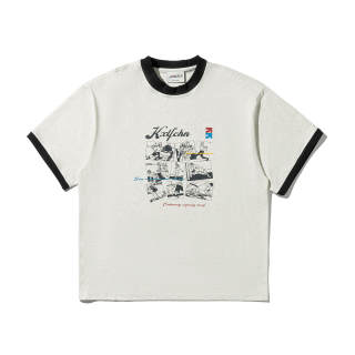 KXLFCHN T Shirts Unisex Crew Neck Moderate Mock Two Piece