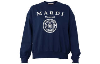 MARDI MERCREDI Sweatshirt Unisex Marine Blue