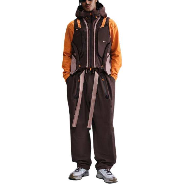 Nike Nike ISPA Vest Unisex Earth Tone/Smokey Mauve Red/Imperial Color