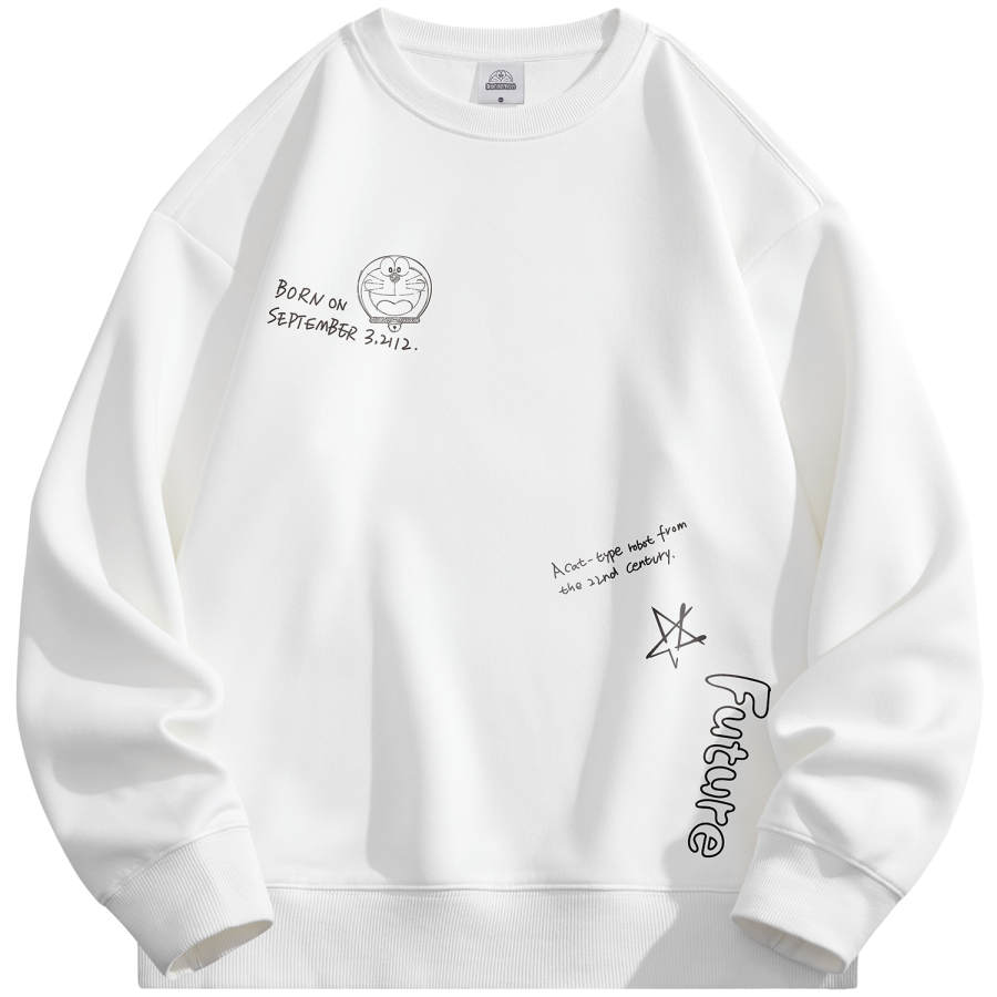 Doraemon Doraemon Sweatshirts Unisex Crew Neck Moderate Regular