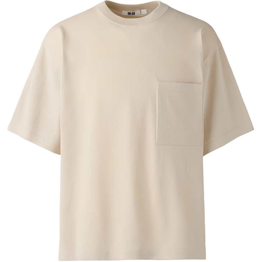 UNIQLO U Collection SS25 T Shirt Unisex Beige