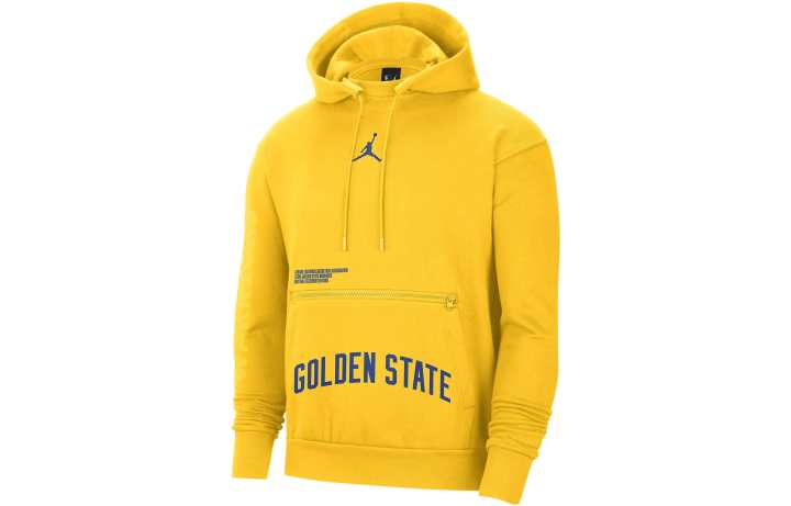 Jordan Jordan Golden State Warriors Courtside Statement Edition Men's Jordan Nba Fleece Pullover Hoodie