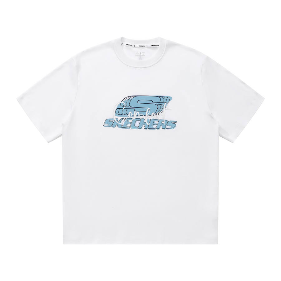 Skechers Elegant Diamond Collection T Shirt Unisex Bright White