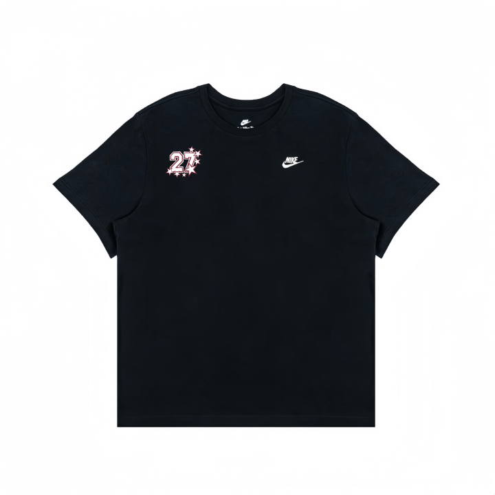 Nike Nike T Shirts Unisex Black Crew Neck Moderate Straight Fit