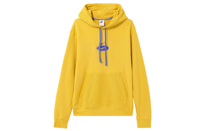 Nike Nike Sweatshirts Men's Yellow Hooded Moderate Regular
