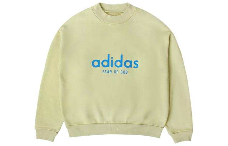 Adidas Adidas X Fear Of God Sweatshirts Men's Green Crew Neck Thickened Other