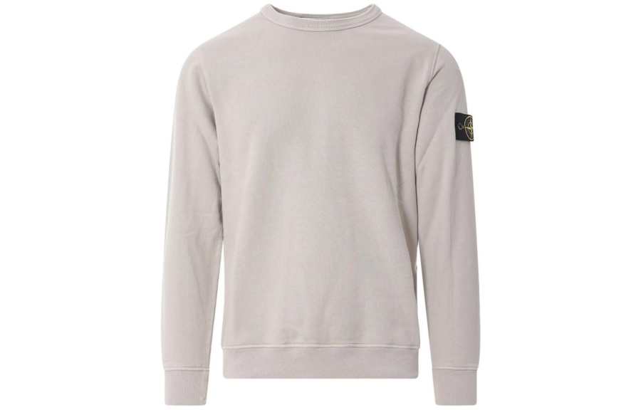 STONE ISLAND Logo Patch Crewneck Sweatshirt