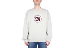 Sporty & Rich logo-print crew-neck sweatshirt