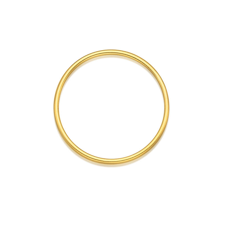 Lao Feng Xiang 999 Fine Silver Material Bangles Women's