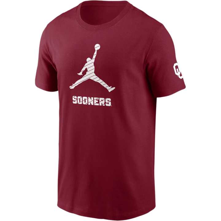 Jordan Jordan Oklahoma Sooners Campus Mascot Men's Jordan College T Shirt