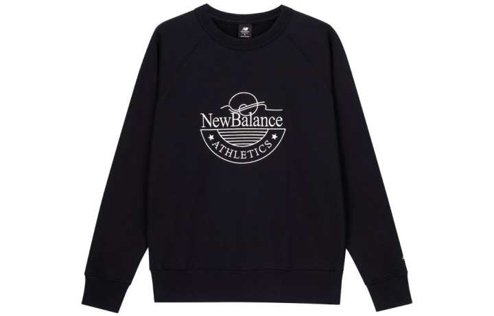 New Balance New Balance Sweatshirts Men's Black Crew Neck Moderate Regular
