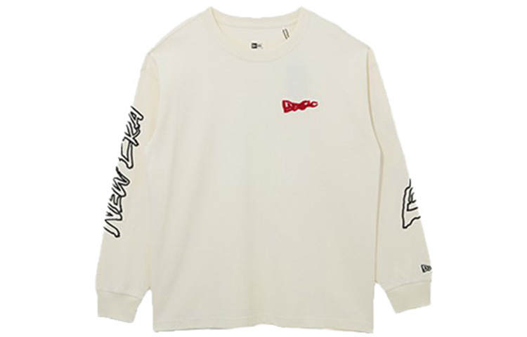 New Era Sweatshirt Unisex Ivory White