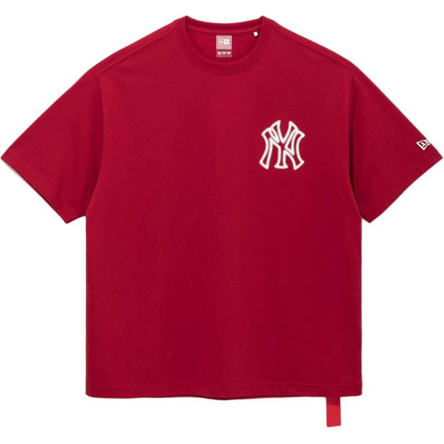 New Era x MLB T Shirt Trendy Versatile Men's Red