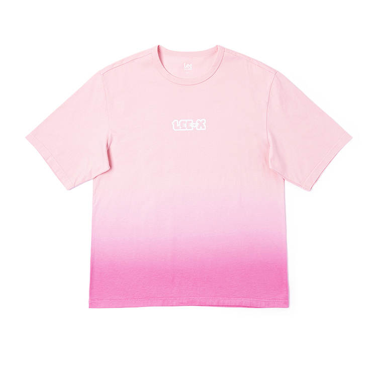Lee Lee T Shirts Unisex Pink Crew Neck Moderate