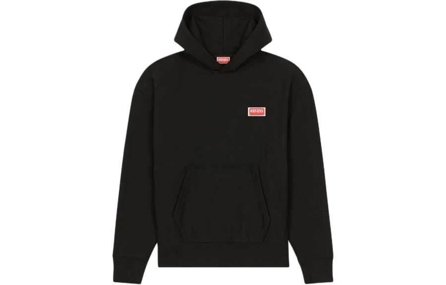 KENZO Logo Printed Long Sleeved Hoodie
