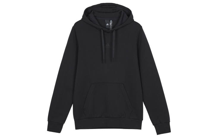 Adidas Adidas Sweatshirts Men's Black Hooded Moderate Regular