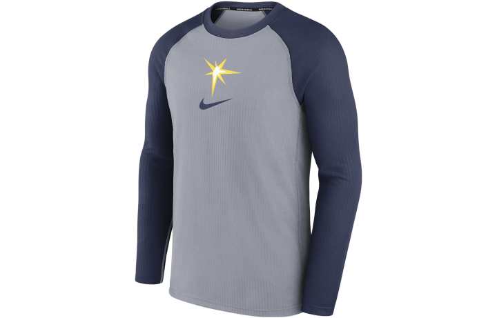 Nike Nike Sweatshirts Men's Gray Crew Neck Moderate Regular