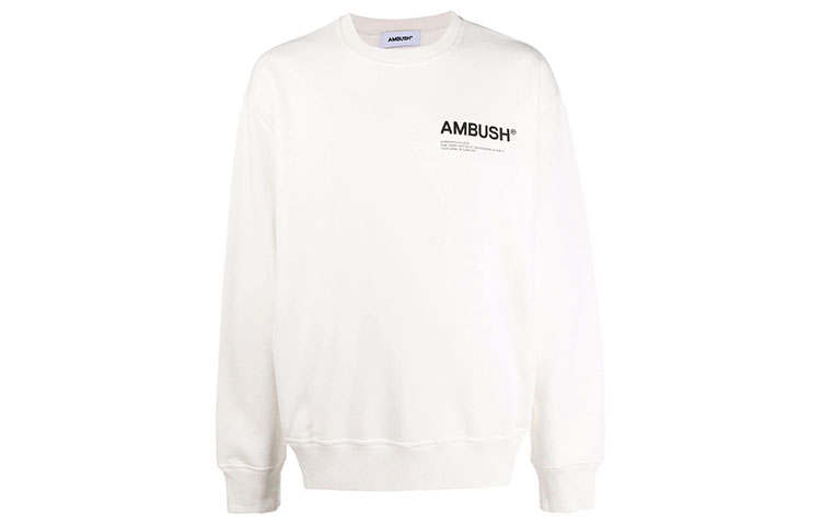 AMBUSH AMBUSH Fleece Workshop Logo print Sweatshirt
