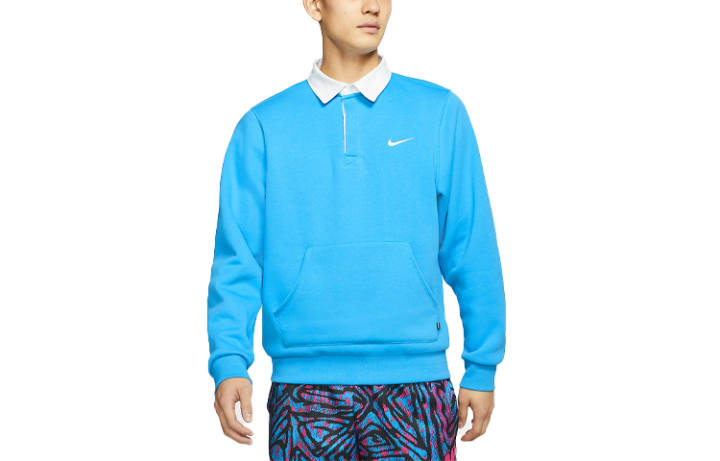 Nike Nike Sweatshirts Men's Blue Thickened Regular