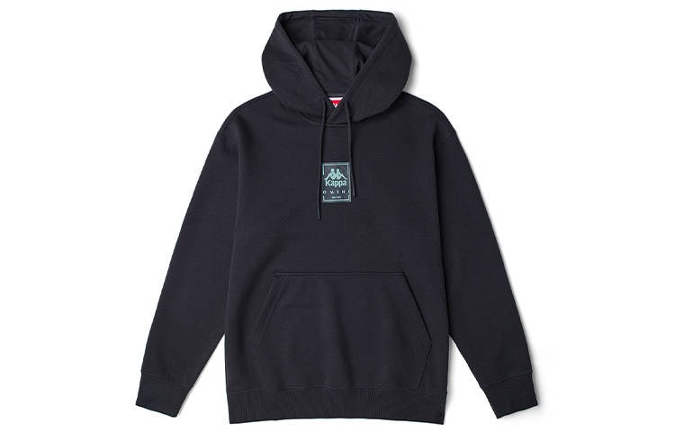 Kappa Sweatshirts Men's Reinforcement Steel Gray 1107 Hooded Moderate Regular
