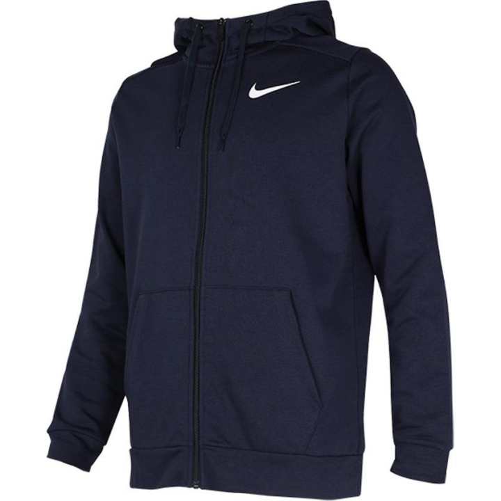Nike Nike Sweatshirts Men's Navy Blue Hooded Moderate Regular
