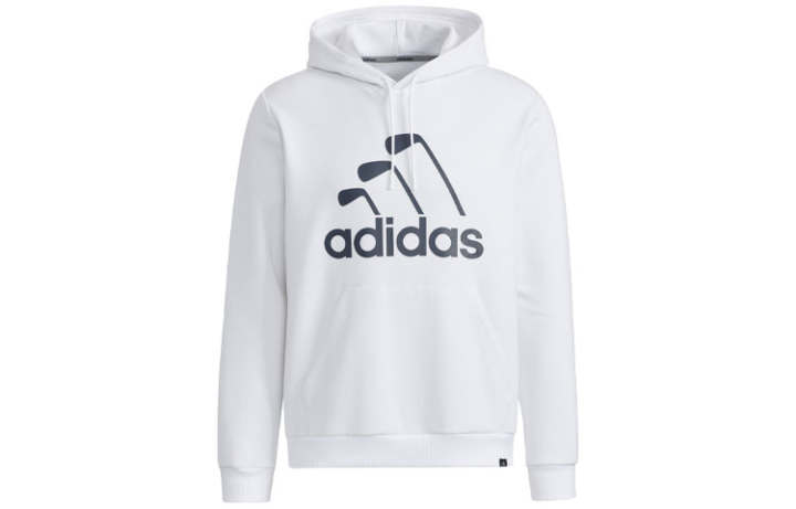 Adidas Adidas Sweatshirts Men's White Hooded Moderate Regular