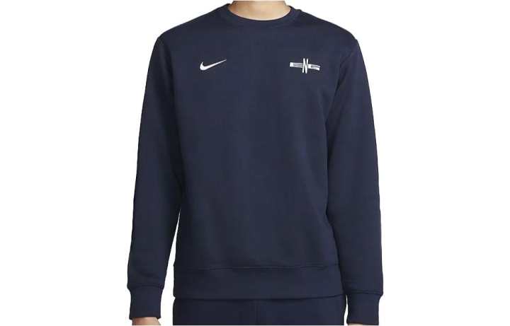 Nike Nike Sweatshirts Men's Dark Blue Crew Neck Moderate Regular