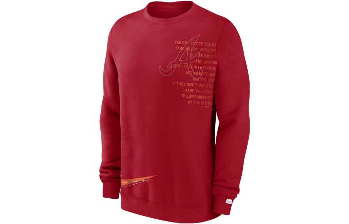 Nike Nike Sweatshirts Men's Red Crew Neck Moderate Other