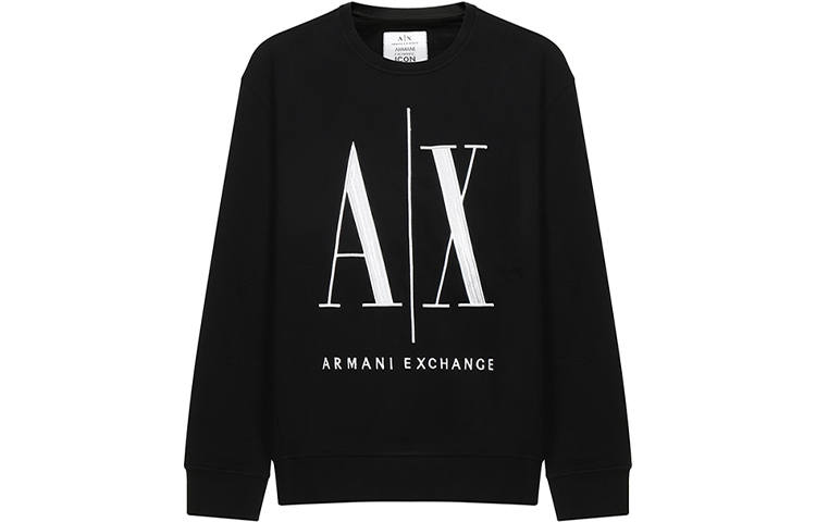 ARMANI EXCHANGE 【Best of: PromotionsPrevious Season】logo-embroidered sweatshirt