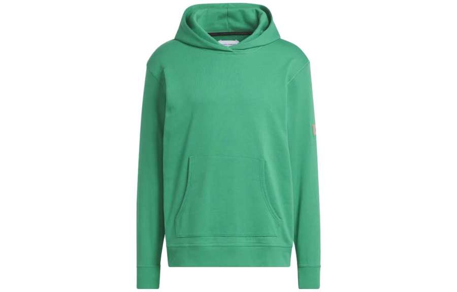 Adidas Adidas Sweatshirts Men's Green Hooded Non Detachable Moderate