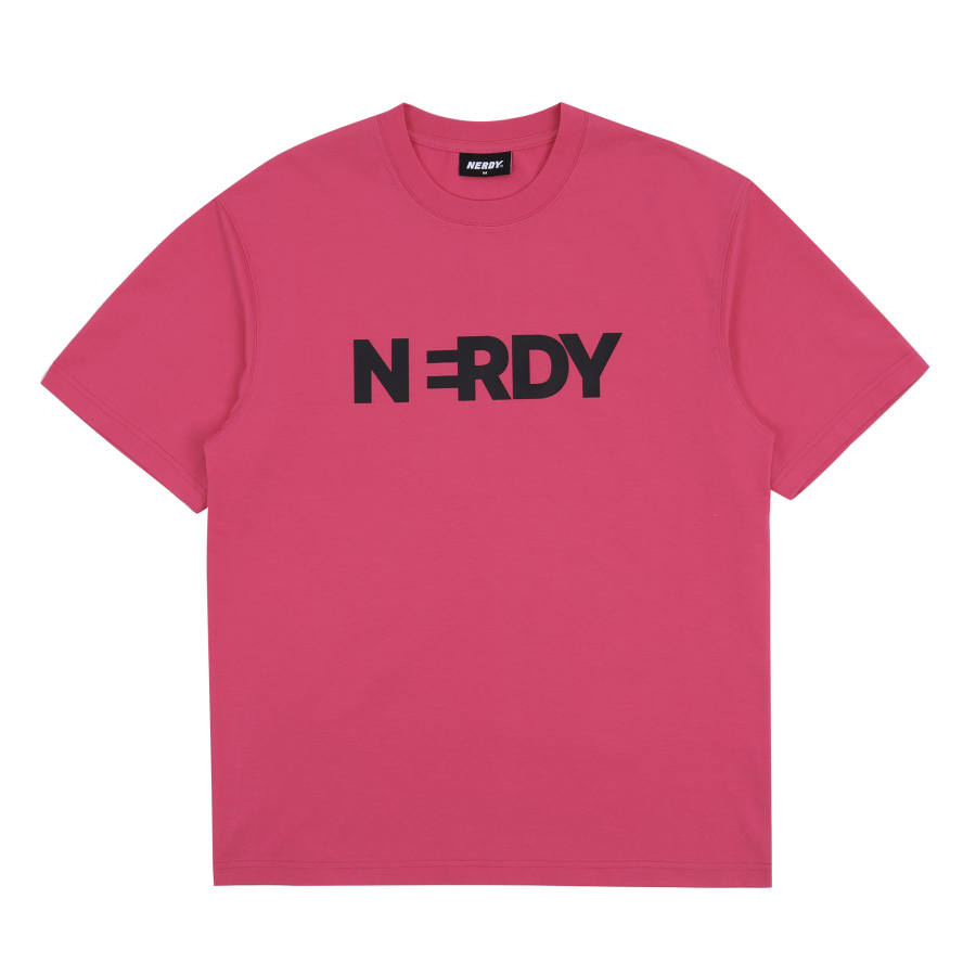 Nerdy T Shirt Unisex Vibrant Pink