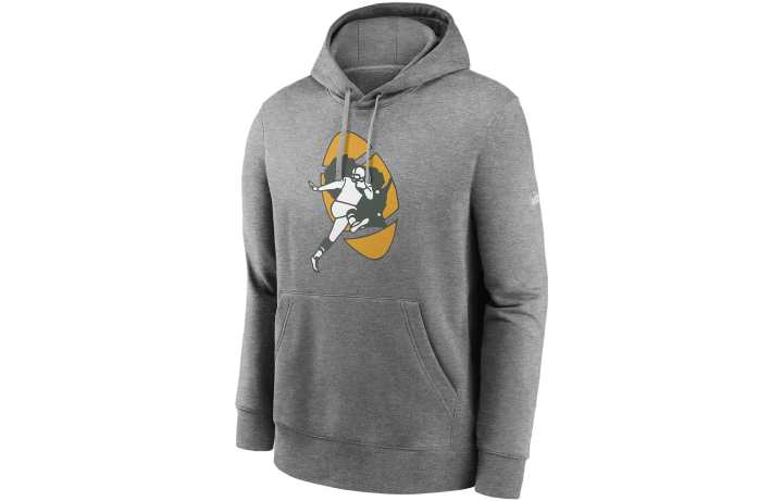 Nike Nike Sweatshirts Men's Gray Hooded Moderate Regular