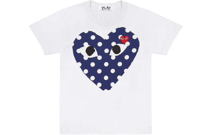 CDG Play CDG Play Regular T Shirt Unisex White