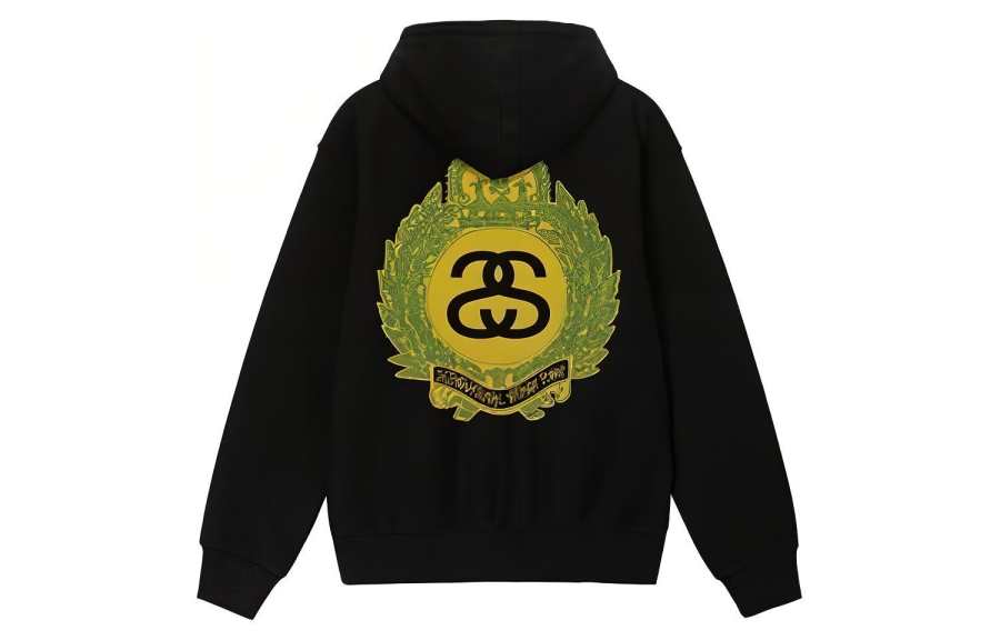 Stussy Crown Wreath Pigment Dyed Hoodie