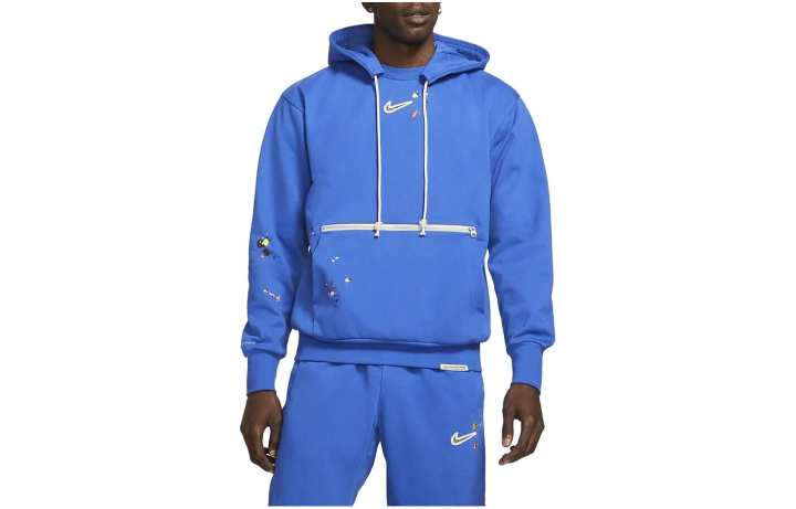 Nike Nike Sweatshirts Men's Blue Hooded Moderate Regular