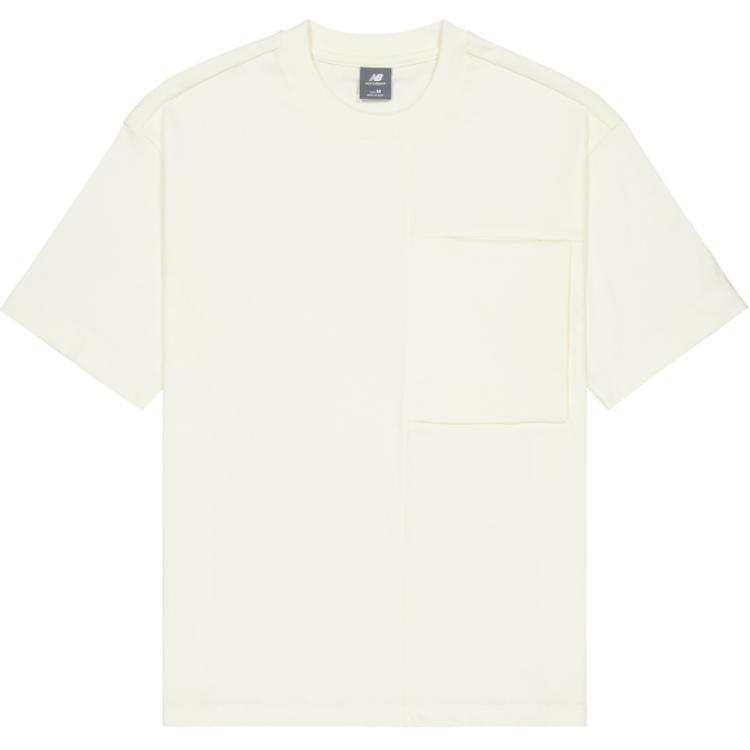 New Balance New Balance T Shirt Unisex Ivory White