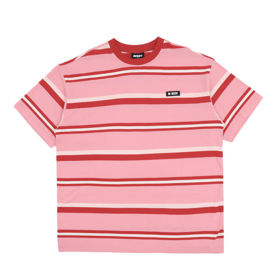 Nerdy T Shirts Unisex Pink Crew Neck Straight Fit
