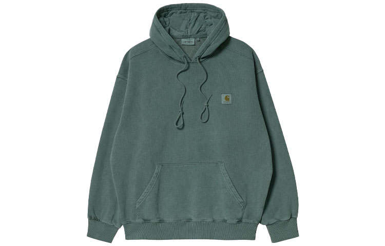 Carhartt WIP Sweatshirts Men's Green Hooded Non Detachable Moderate