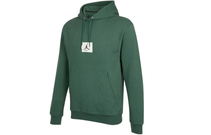 Jordan Jordan Sweatshirts Men's Noble Green Hooded Moderate Regular