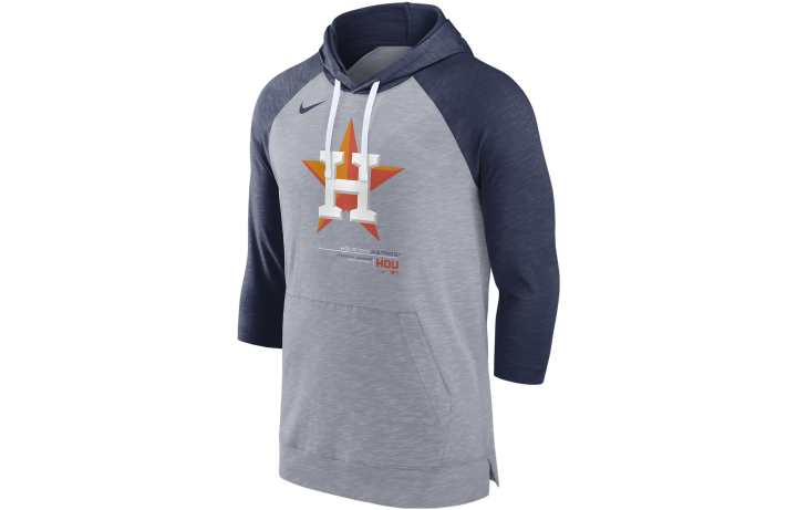 Nike Nike Sweatshirts Men's Gray Hooded Moderate Regular