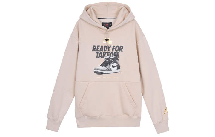 Jordan Jordan Sweatshirts Men's Light Khaki Hooded Moderate Other