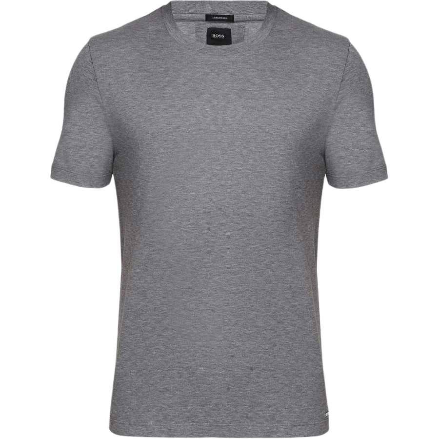 HUGO BOSS T Shirts Men's Gray Crew Neck