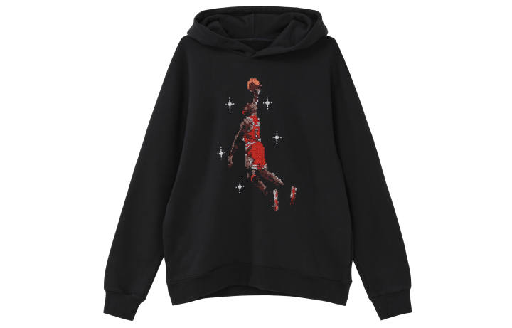 Jordan Jordan Sweatshirts Men's Black Hooded Thickened Regular