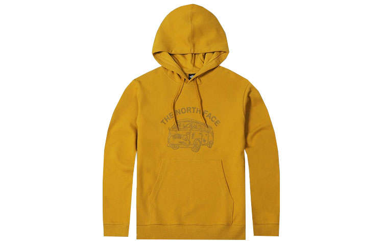 THE NORTH FACE Sweatshirts Unisex Yellow Hooded Moderate Regular
