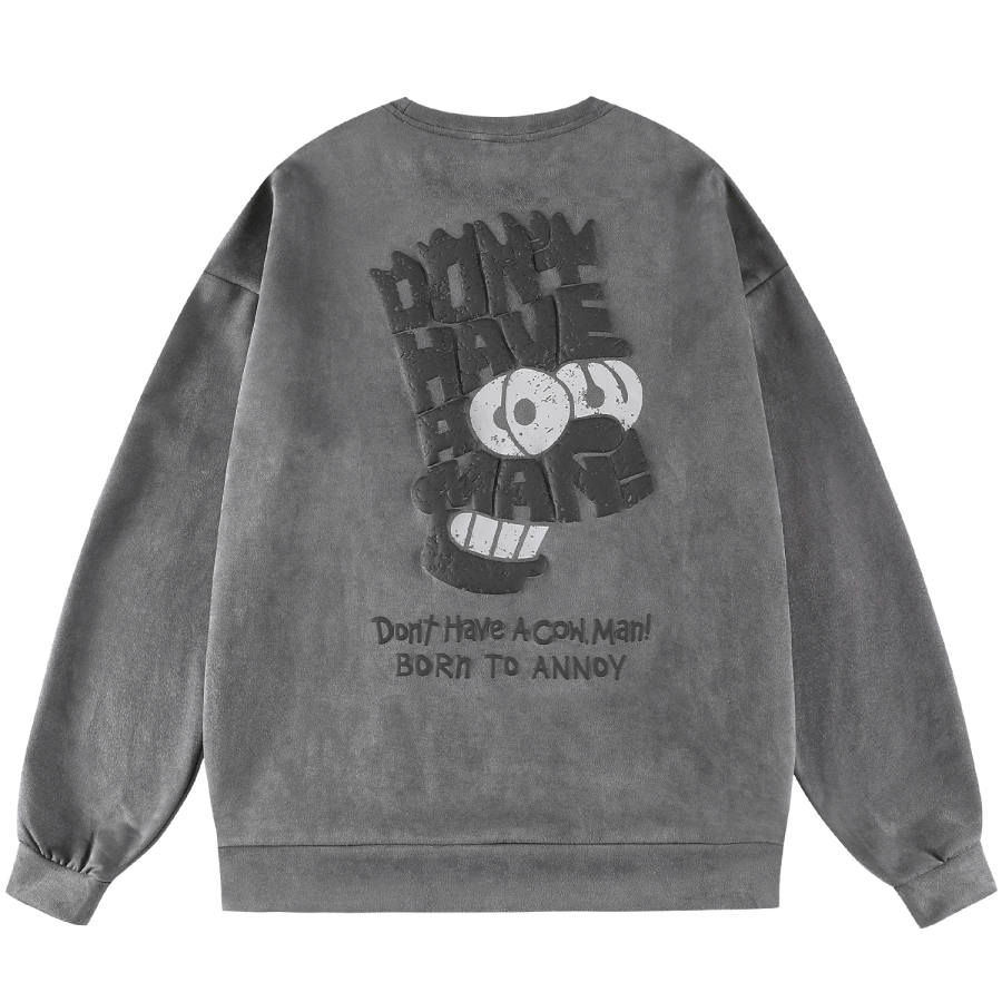 The Simpsons Sweatshirts Unisex Crew Neck Moderate Regular