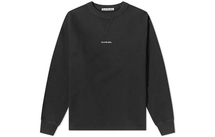 Acne Studios Acne Studios Micro Logo Printed Crewneck Sweatshirt