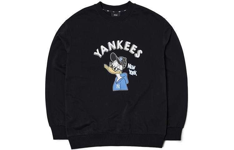 MLB X Disney Mlb X Disney Collaboration Sweatshirts Unisex Black Crew Neck Moderate Other