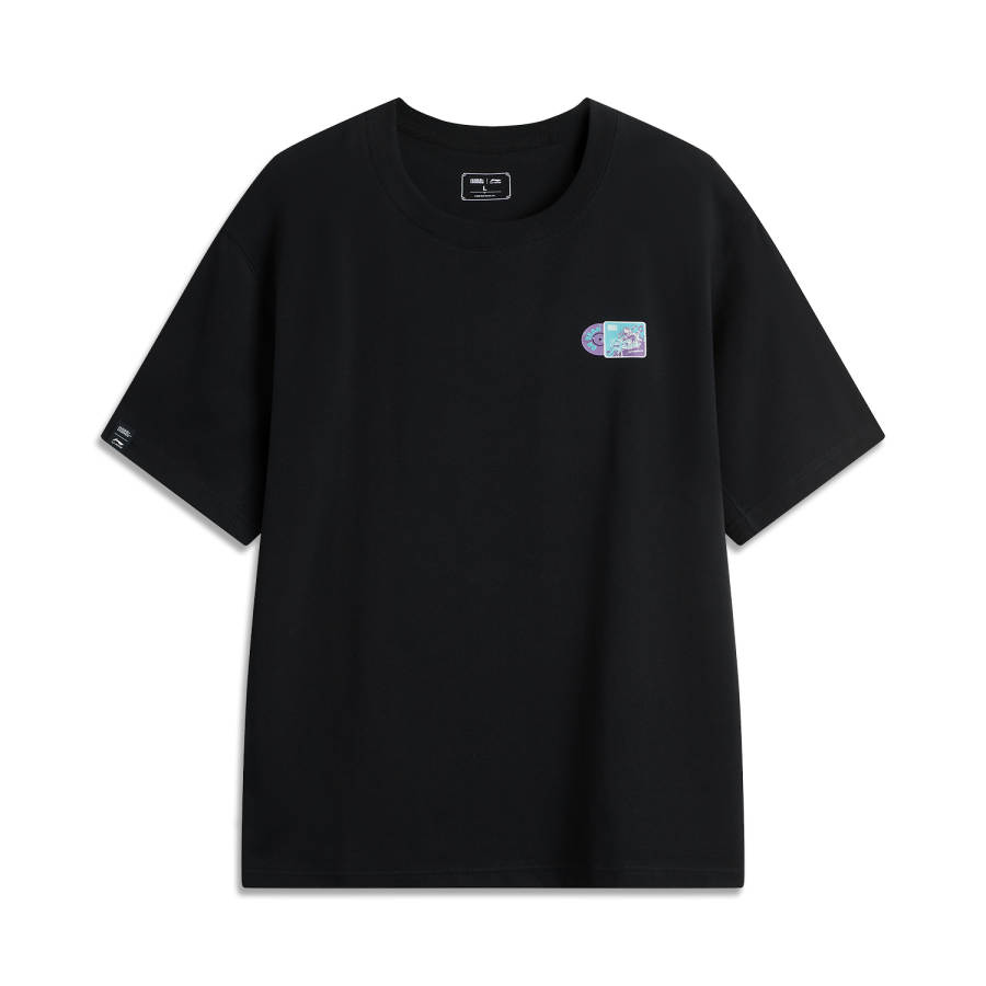 Li-Ning Li Ning Sports Life Collection T Shirt Unisex Black