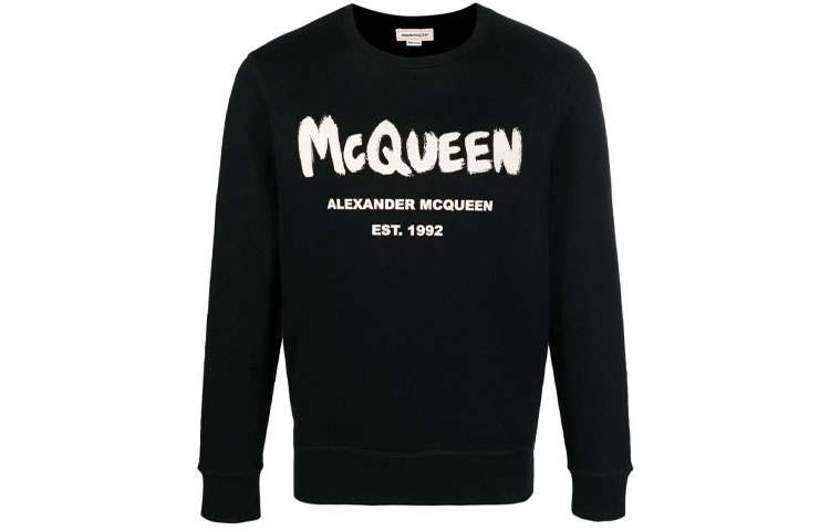 Alexander McQueen Alexander McQueen Graffiti print Sweatshirt