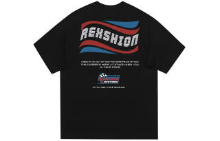 REXSHION T Shirts Unisex Crew Neck Moderate Heavyweight